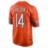 Camiseta Hombre Chicago Bears Andy Dalton 14 Nike Anaranjado 2021 NFL Draft
